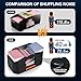 CARDSPIN Automatic Card Shuffler 2 Deck, Electric Card Shuffler with Built-in 2000mAh Battery, Smooth & Low Noise Operation, for Playing Cards UNO, Poker, Phase 10, Skip-Bo, Blackjack (Orange)