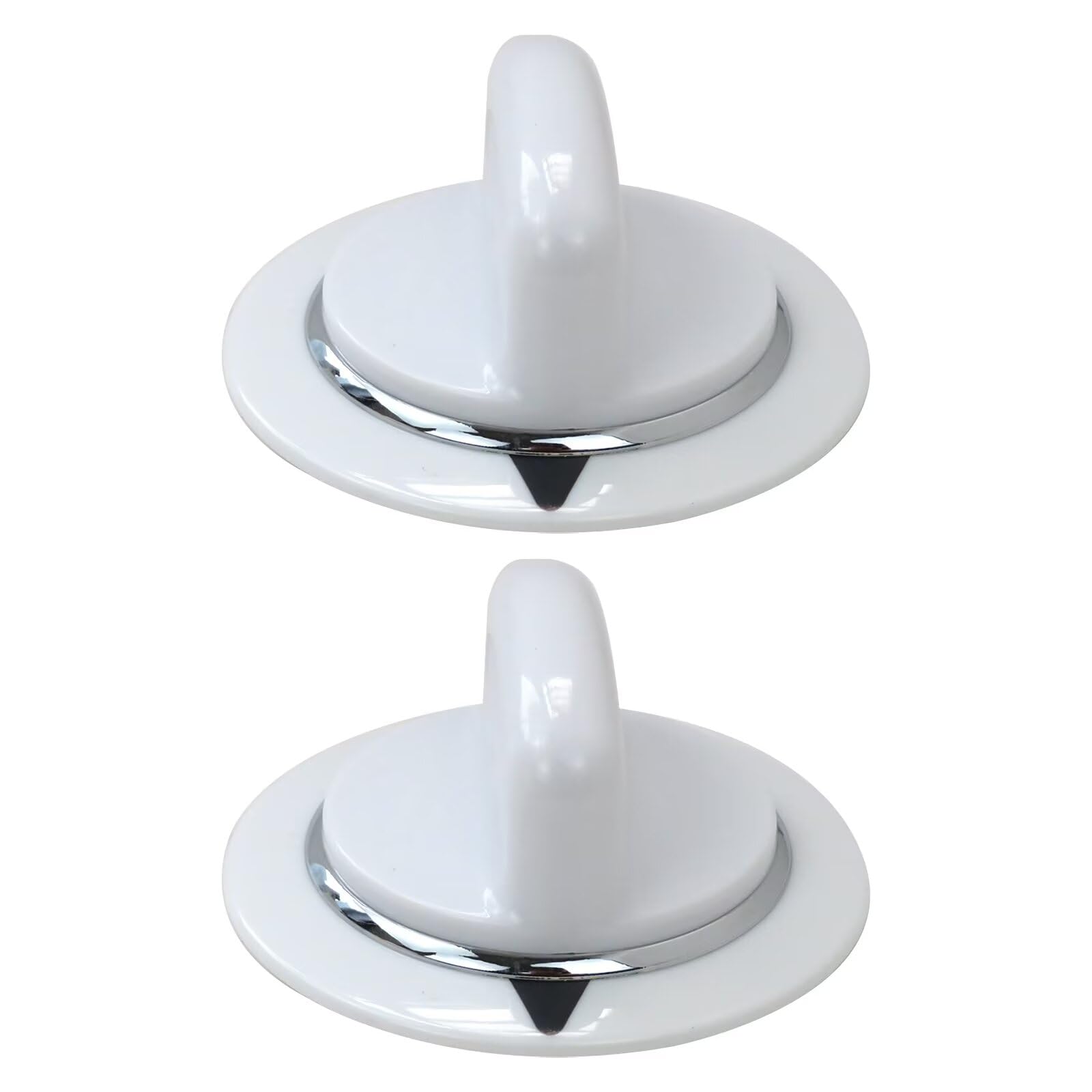 2 Pack White Dryer Timer Knob WE1M654 for GE Dryers and for Hotpoint Dryers DBLR3330WW, DBLR3331WW, DBLR3332WW, DBLR333GG0WW, DBLR333GG1WW, D-Shaped Shaft by YTXXDEUS