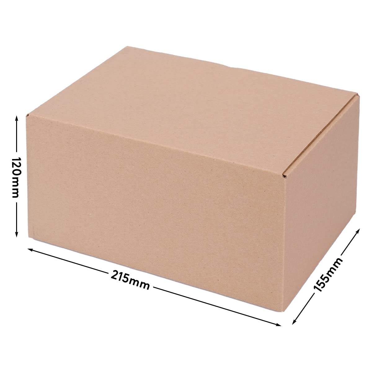 verpacking cartón automático 213 x 153 x 109 mm VP 30 marrón [tamaño y cantidad a elegir] cartones de envío con tapa autoadhesiva 120 unidades
