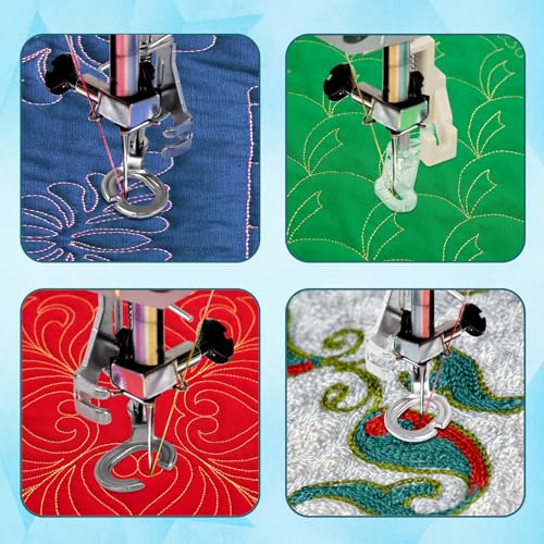 Kit de 3 Pies para Máquina de Coser Metal miniatura 4