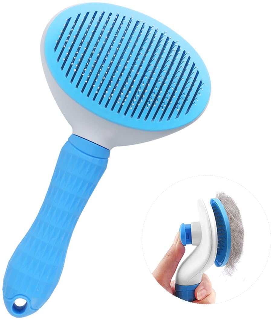 Chullbull Pet Products Slicker Dog Comb Brush Pet Grooming Brush Daily Use to Clean Basic Comb for Cat, Dog (Oval) (B0D7VMKX11) Amazon Price History, Amazon Price Tracker