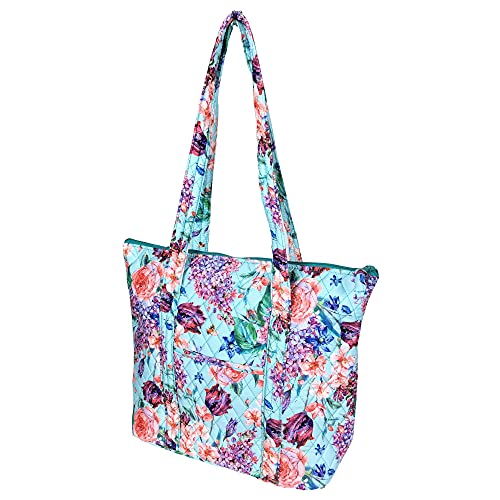 Image of Quilted Shoulder Tote Bag Handbag