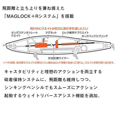 ダイワ(DAIWA) シーバス モアザン スイッチヒッター 3Dイナッ子 120S+R ルアー 4枚目