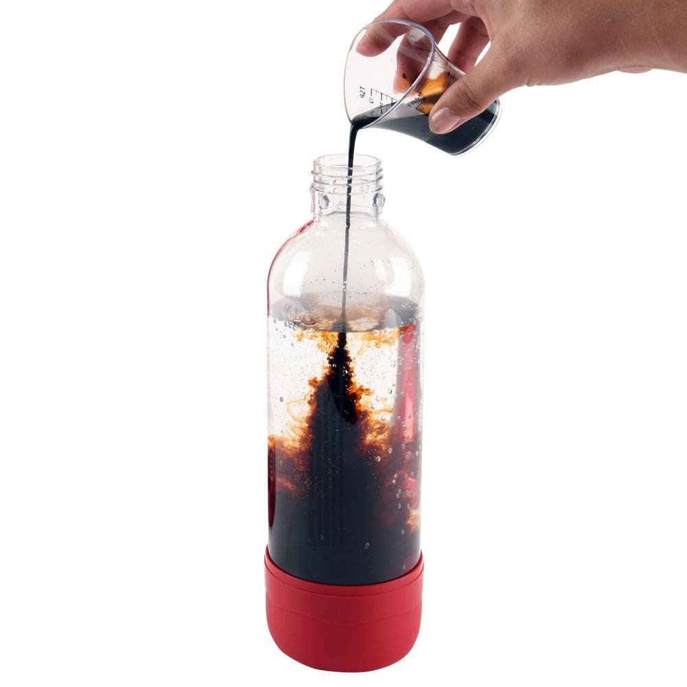 orion group Esparcidor de agua para burbujear, color rojo | Ácido carbónico para botella de sifón AquaDream