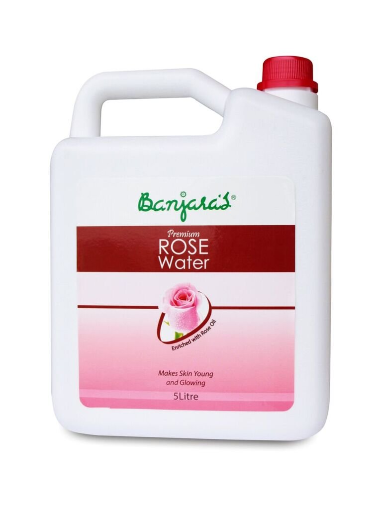 Buy Banjara's Premium Rose Water (Pack of 5 LTR) Online at Low Prices