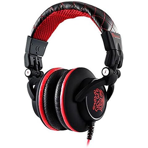 Tt eSPORTS HT-DRA007OERE Dracco Headphones, Red Cover