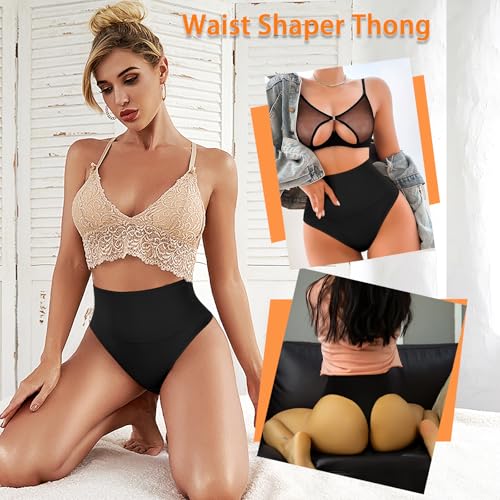 Image of Womens Thong Shapewear Mid to High Waisted Shaper Thong WN0017