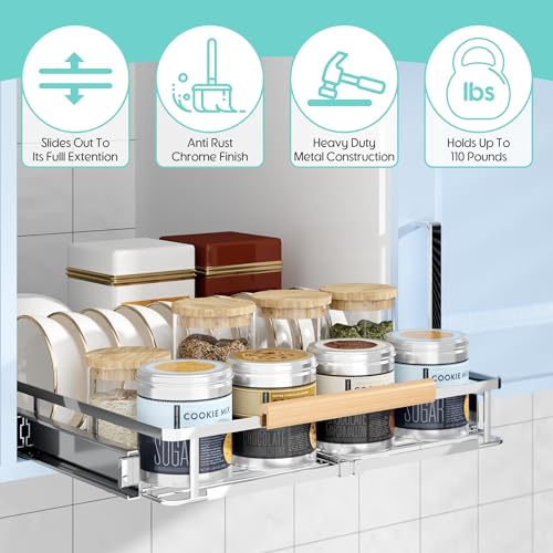 Expandable-Pull-Out-Cabinet-Organizer-232-399-W-x-225-D-Adjustable-Width-Under-Sink-Organizer-Drawer-Storage-Shelves-For-Kitchen-Bathroom-Closet-Pantry-Cupboard
