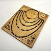 NOAVAOL Bamboo Bead Board for Jewelry Making, Combi Beading Tray Design Mat for Necklaces, DIY Small Jewelry Design Board