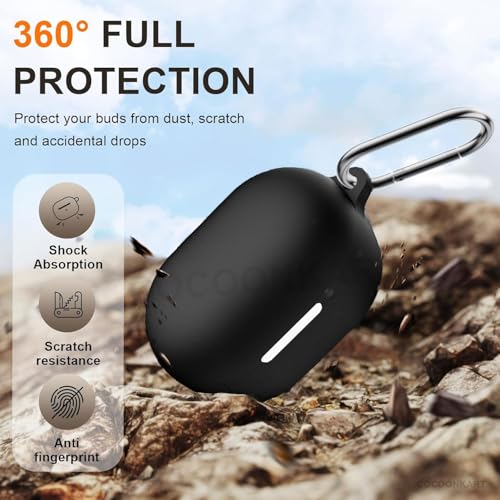 Image of Soft Silicone Case Cover For Bosee New Quietcomfort Headphones(2024) -Black
