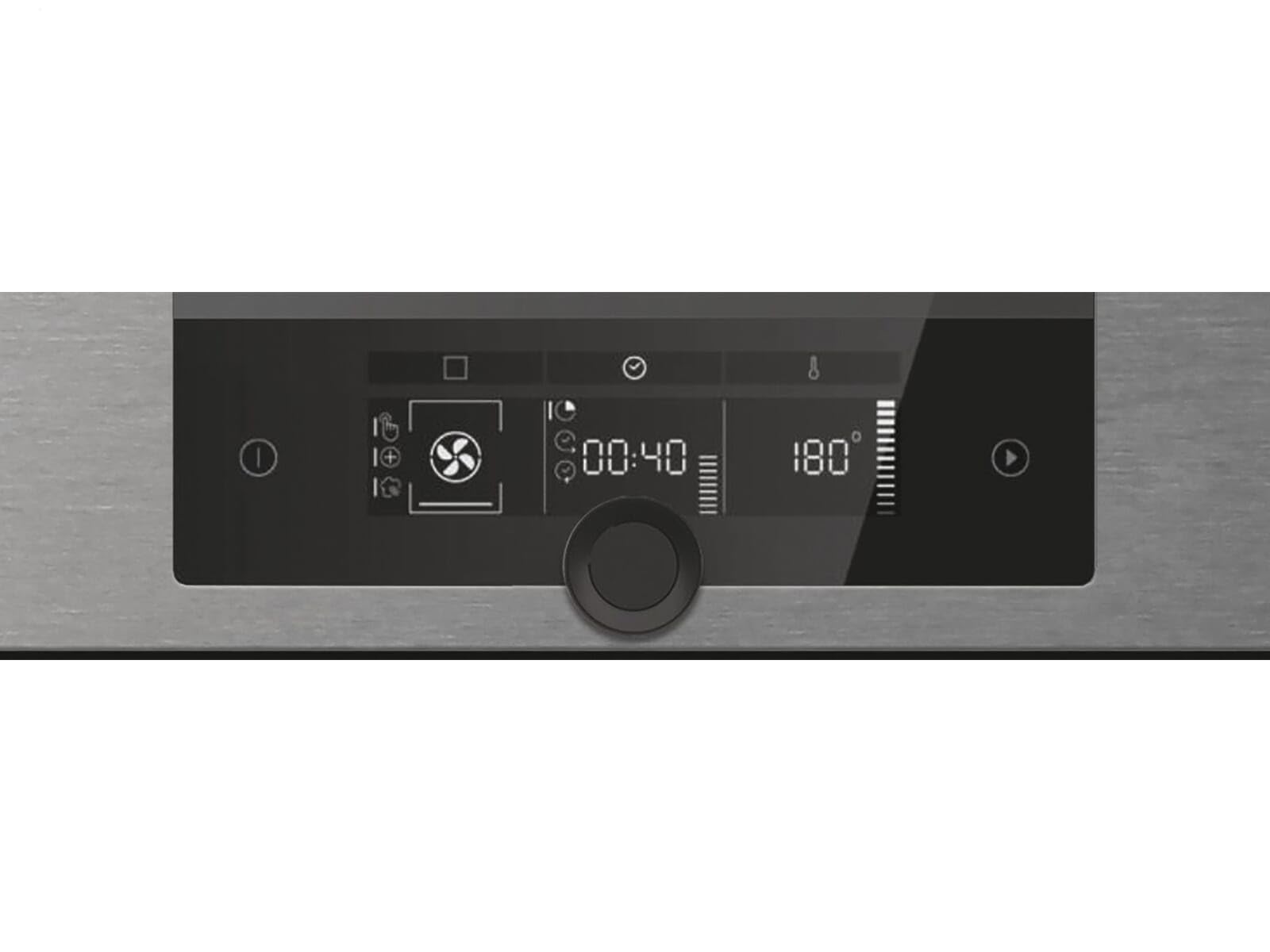 Haier Serie 2, HWO60SM2F3XH, Forno multifunzione 70 litri, Wi-Fi, Illuminazione a LED laterale, Pulizia H2O, Classe A+, Inox, 59,5 x 59,5 x 56,8 cm