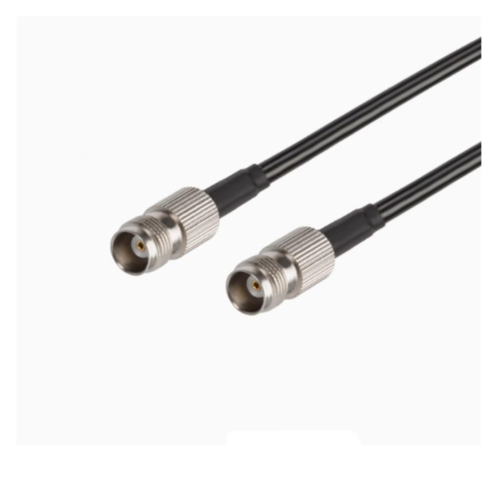 Cavo RG58 T* N/C maschio a T * N/C maschio femmina connettore Ja-ck ad angolo retto RG-58 50-3 R*/F Pigtail Jum*/per cavo (5 m, TNCF-TNCF-RG58)