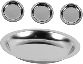 4pcs Stainless Steel Tea Bag Dish Practical Teabag for Hot Beverages Easy to Clean Prevents Dripping and Staining for Home Tea