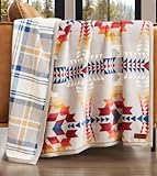 Pendleton Reversible Plush Throw - 50" x 70" (1, Legend Lake Grey)