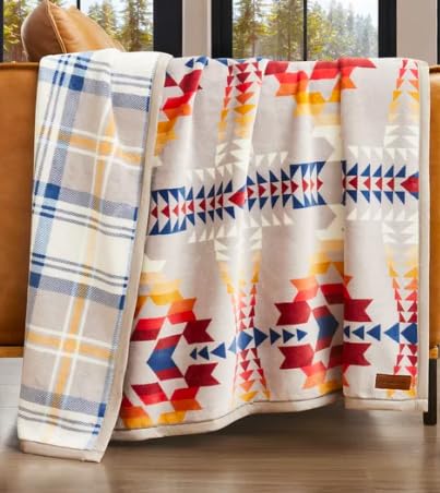 Pendleton Reversible Plush Throw - 50