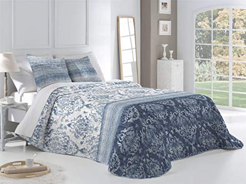 Antilo BOUTI Tejidos EL Mundo Azul Cama 135 cm LOREYANA