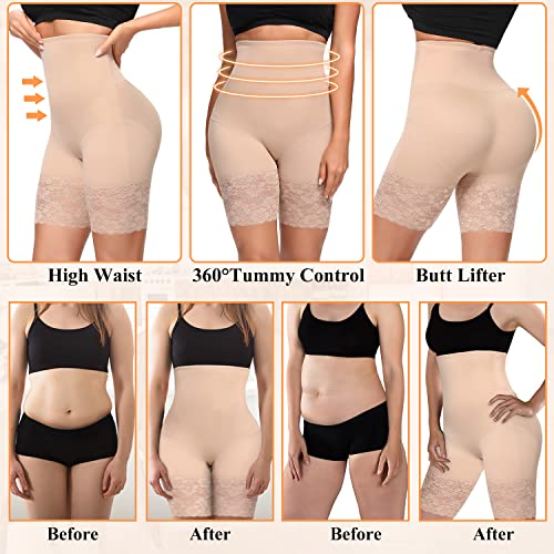 Joyshaper Slip Shorts For Women Under Dress Anti Chafing Underwear Shapewear High Waist Body Shaper Thigh Slimmer #TOP4