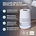 BLUEAIR Premium Smart Humidifier for Large Rooms, Bedrooms, Better Sleep with Evaporative Invisible Mist Tech, Auto Humidify, Easy Top Fill, Smart Control with App, Touchscreen, 3.5L Tank for 48 hours