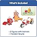 hand2mind Numberblocks One and Two Bike Adventure, Cartoon Action Figure Set, Toy Figures, Toy Vehicle Playsets, Small Figurines for Kids, Number Toys, Math Toys for Kids 3-5, Birthday Gifts for Kids