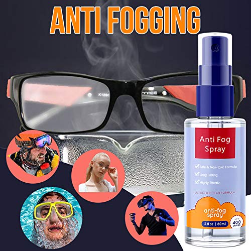 Eariy Anti-Fog Spray, Voorkomt Fogging van glas of kunststof ramen, spiegels, Eyewear Lenzen, Brillen, Zwembril, Ski Maskers, Verrekijker & Scopes, Streak Free, Langdurige oplossing - Image 3