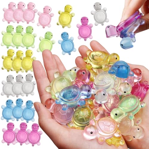Image of Mini Turtle Squishy Fidget Toys 24 Pack Slow Rise Anxiety Relief Squishies, Squishy Stress Relief Fidget Toys Party Favors for Kids, Sensory Toys for Kids with Autism