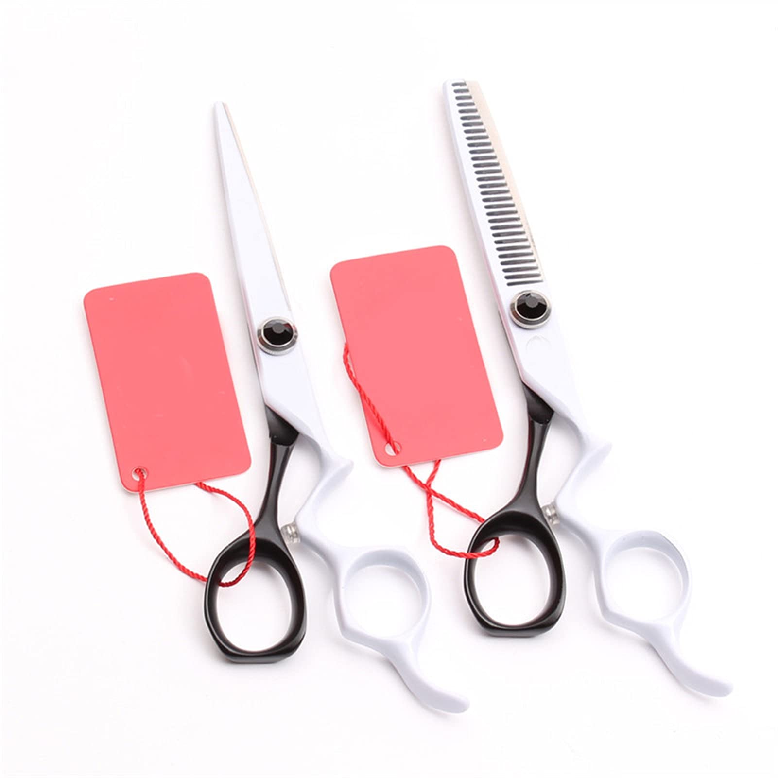 Friseurschere Friseur-Set Schneideschere Effilierschere Professionelle Haarschere,Yin D 5,5 Jahre