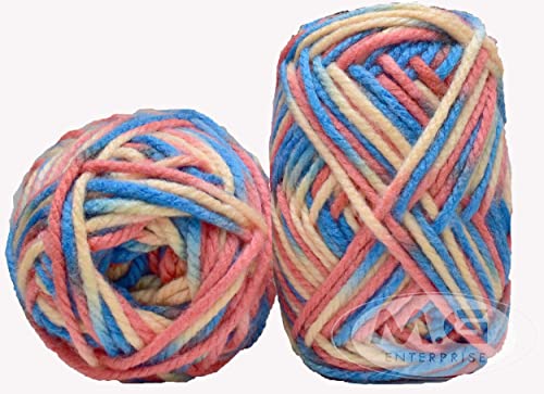 Image of Ganga Knitting Yarn Thick Chunky Wool, Opal 400 gm Best Used with Knitting Needles, Crochet Needles Wool Yarn for Knitting. by Ganga