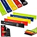 4yourhealth, Mini Power Band, 5er Set Widerstandsschleifenbänder, +Koffer, 5 farbcodierte Widerstandsstufen, wasserdicht, Gummi