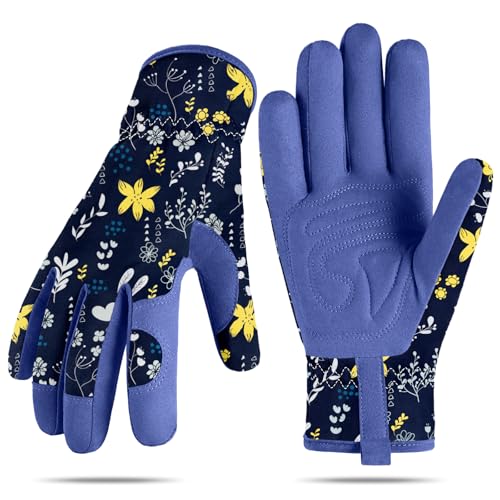 Baidast Women’s Gardening Gloves Thorn-Proof Purple