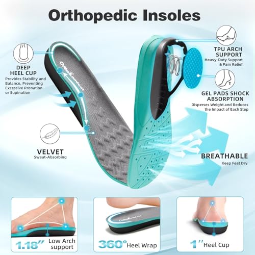 Men's Orthopedic Diabetic Extra Wide Width Toe Box Walking Shoes: Fit Comfortable Neuropathy Plantar Fasciitis Orthotic Arch Support Heel Pain Relief Sneakers, Casual Swollen Shoes Grey Size 10.54