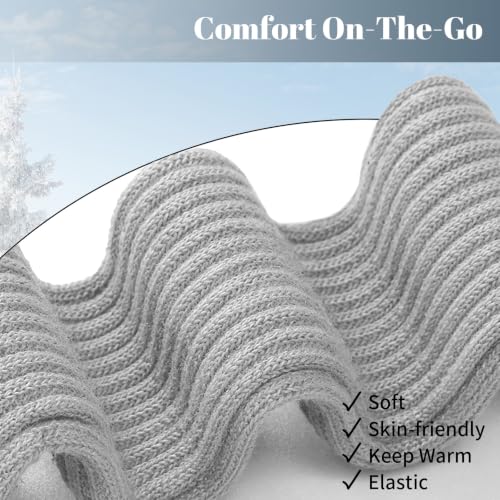 Image of Passionbility Leg Warmers for Women 80s, Ribbed Knit Long Socks Leg Warmer | Leg Warmers Women Girls Y2k, Warm LegWarmer Long Socks for Party Yoga Sports Fashion Accessories, Medium Size Stretch Fit