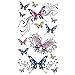 Produktbild Kashyk 1pc Schmetterling Tattoo Aufkleber, wasserdicht, schweißdicht, temporäre Tattoo Aufkleber, perfekte Urlaub und Party Zubehör, Hochzeit