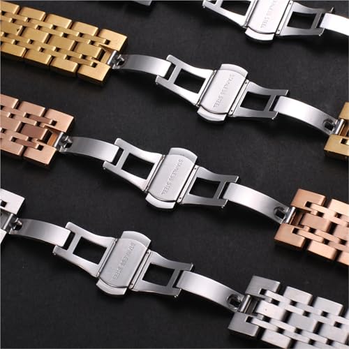 Bracelet de montre en métal avec interface incurvée pour changer de style