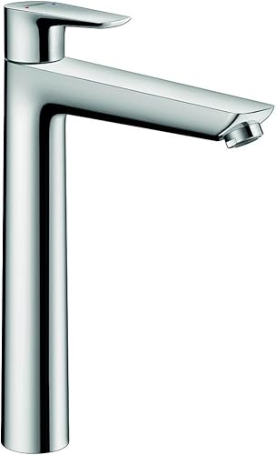 hansgrohe Talis E - Grifo moderno de fácil instalación, fácil de limpiar, 1 manija y 11 pulgadas de alto, color cromado, 71717001