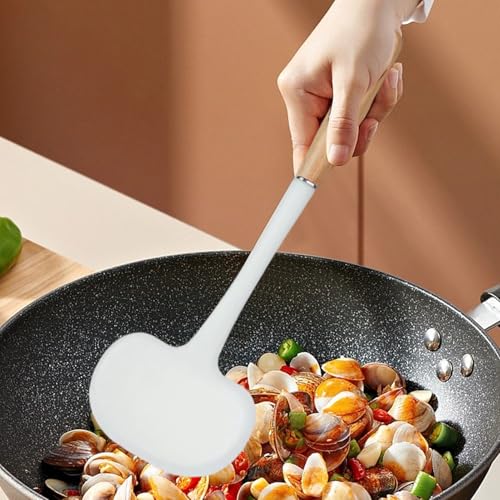 Uso Della Cucina Spatole - Turner Spatula, Silicone Spatula Turner Utensili Da Cucina | Spatola Di Cottura In Silicone A Forma Di Fungo Di Cottura Resistente, Utensili Da Cucina A - immagine 5