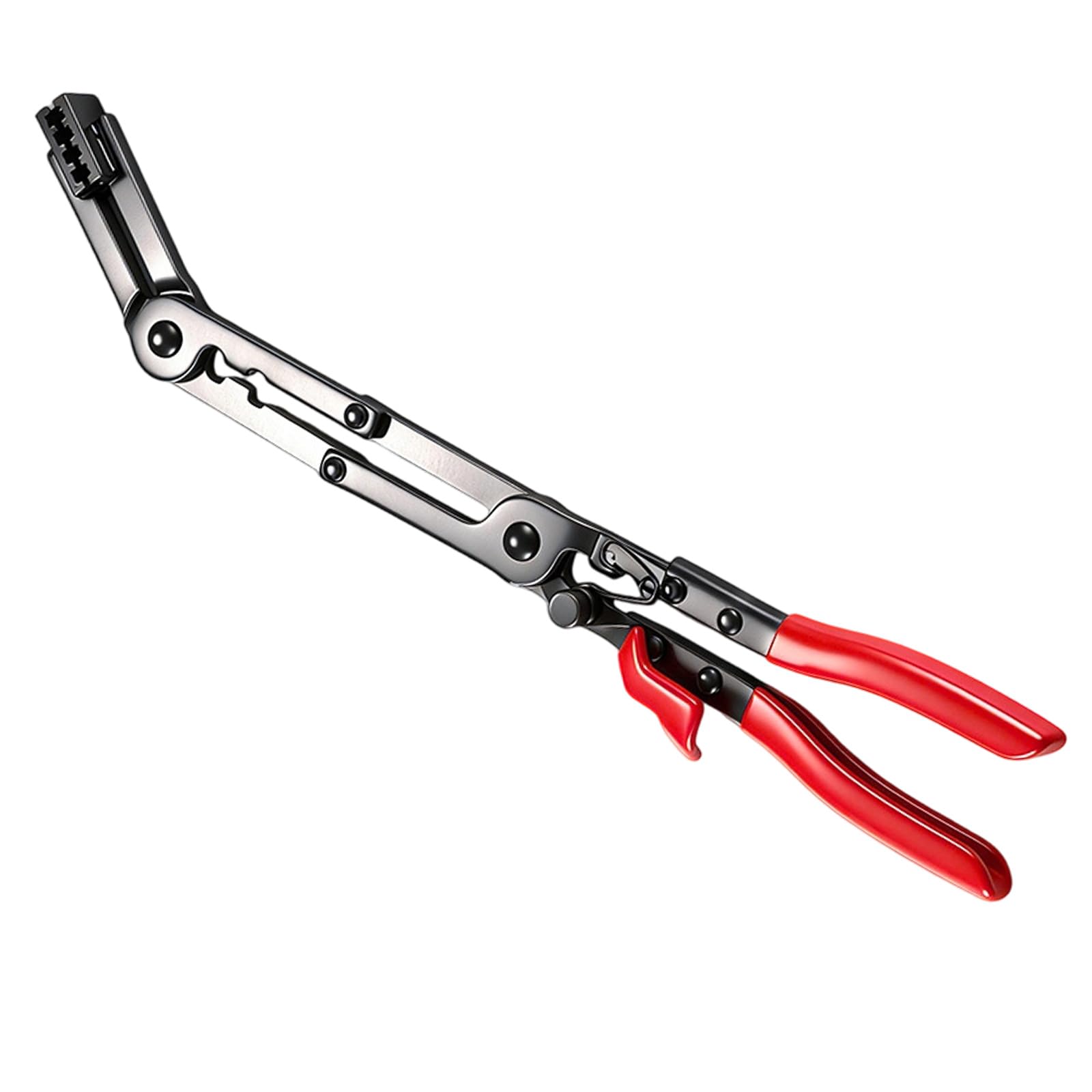 Woedpez Elbow Hose Clamp Pliers Automobile Water Pipe Pliers Swivels Jaw Locking Car Plier Fuels Coolant Clips Plier Heavy Duty Tool With Locking Gear Professional For Automotive Fuels Coolant Oil Clips