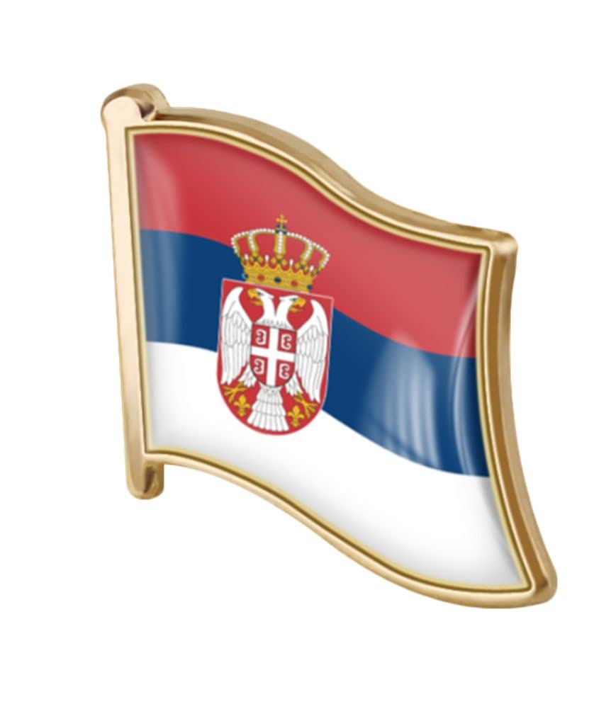 vmcoatdu Country Flag Pin Badge International Travel Brooch Metal Alloy Souvenir Pin for Hat Clothes Backpack