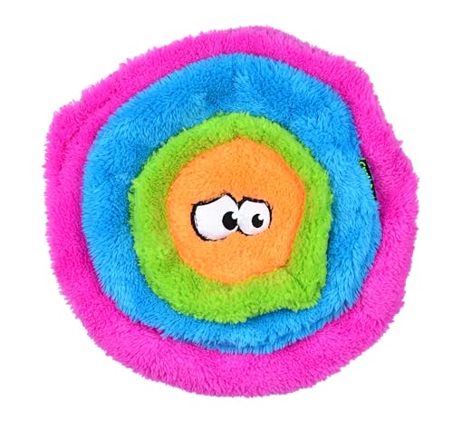Cycle Dog Duraplush Large Soft Flyer: Sqeakerless Eco-Friendly and Durable Toy for Dogs | Perfect for Fetch and Tug-of-War Play | Made in USA