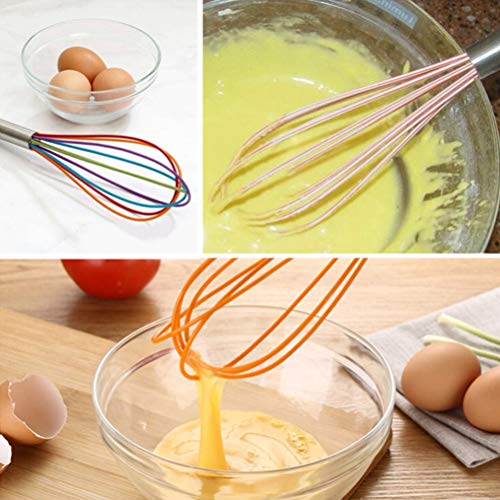 BESTONZON Set di 3 frusta in silicone per uova