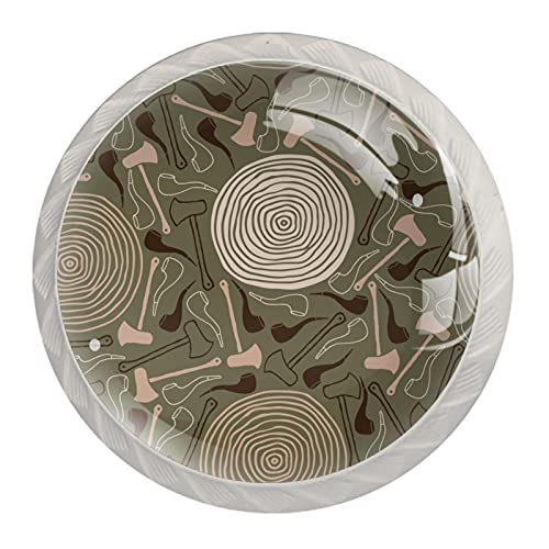 Paquete de 4 pomos para cajones de tocador, hacha y tubo de tabaco, armario de cocina, muebles decorativos