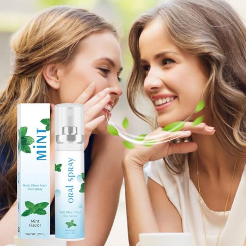 Mund-Atemspray, Mundgeruch, Mundgeruch, beseitigt schlechten Atem, Mundspray für frischen Atem, Feuchtigkeitsspray, erfrischendes Mundspray – Bild 5