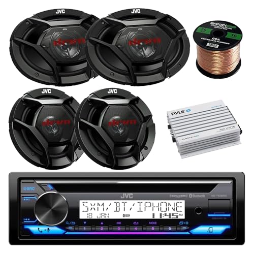 Combo de radio JVC con altavoces y amplificador Bluetooth miniatura 1