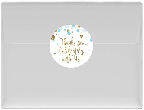 Miniatura 4 de Andaz Press azúl bebé brilltante dorado para Baby Shower colección de fiesta, 1