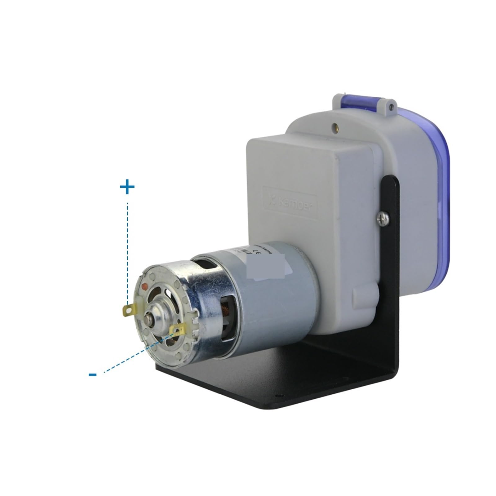 KDS DIY pompa perystaltyczna 12V 24V silnik prądu stałego pompa dozująca o wysokim przepływie 4 wybór kolorów 340-380ml/min do analizy laboratoryjnej,Precyzyjna kwantyfikacja(KDS -FE-3-B16B)