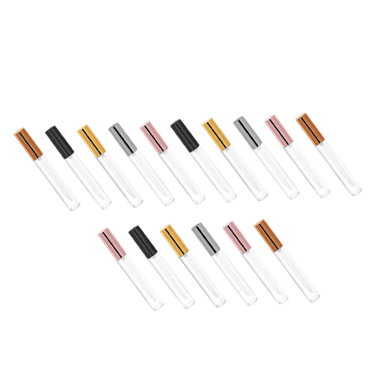 Tubos de Brillo Labial Recargables de 10ml, 30 Piezas | Abs Ligero, Formato Portátil para Viaje y Proyectos Diy, Diseño Compacto para Tinte y Gloss de Labios