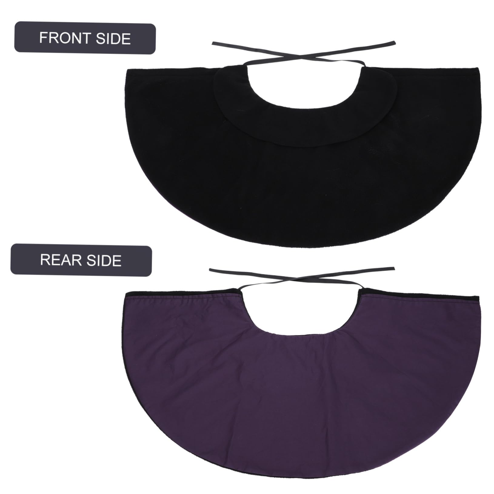 BESPORTBLE 2pezzi Cloak Per Animali Domestici Stile Halloween Costume Nero Per Cani e Gatti Accessorio Creativo Per Feste e Cosplay Design Unico e Confortevole