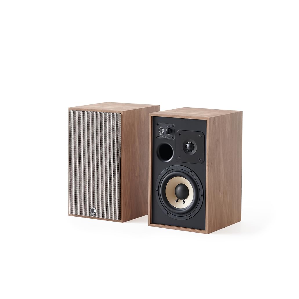 Elipson Enceinte Bibliothèque Heritage XLS 7 - Bois Clair - 2 Voies - HiFi - 90 W - La Paire