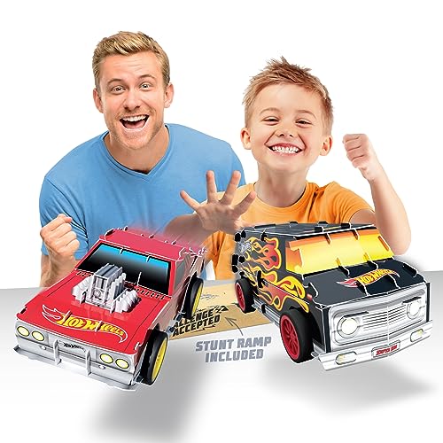 BLADEZ Hot Wheels Street Racers, Twin Pack - Car and Van, Pull Back Vehicles for kids, Licensed Build Kit, STEM Activity, Motor Maker Kitz Toyz - Image 3