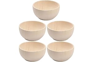 Exquisite Unfinished Mini Wooden Bowls for Creative Crafting Delights