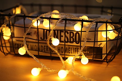 Rathun STRING-LIGHT-001 Globe String Lights 49 Feet 100 Led,8 Modes Fairy Plug In Indoor String Lights For Bedroom,Classroom,Outdoor thumb #7